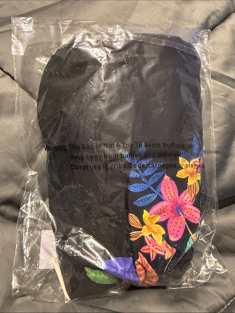 Johnny Was Black Halter One-Piece Swimsuit with Multicolor Floral Embroidery - Picture 6 of 6